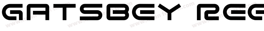 Gatsbey Regular字体转换